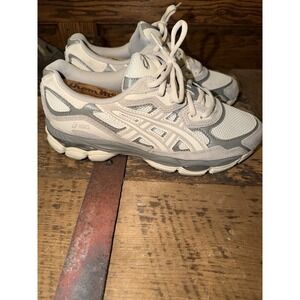 ASICS Gel NYC Cream Oyster Grey Size 6.5 Men's